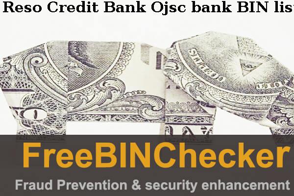 Reso Credit Bank Ojsc Lista BIN