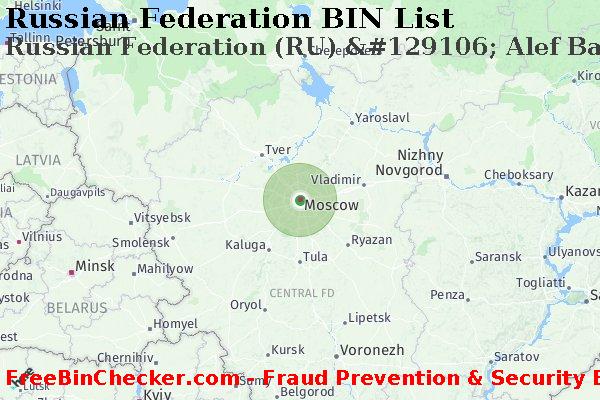 Russian Federation Russian+Federation+%28RU%29+%26%23129106%3B+Alef+Bank+The+Closed+Corporation+Jsb BIN List