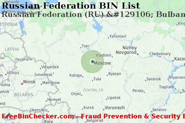 Russian Federation Russian+Federation+%28RU%29+%26%23129106%3B+Bulbank%2C+Ltd. BIN Danh sách