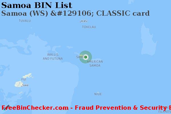 Samoa Samoa+%28WS%29+%26%23129106%3B+CLASSIC+card BIN List