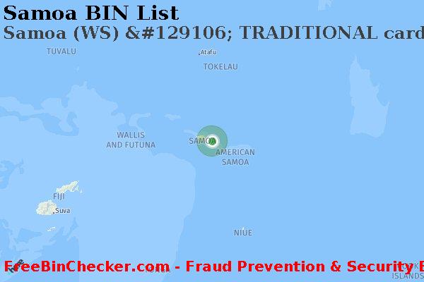 Samoa Samoa+%28WS%29+%26%23129106%3B+TRADITIONAL+card BIN List