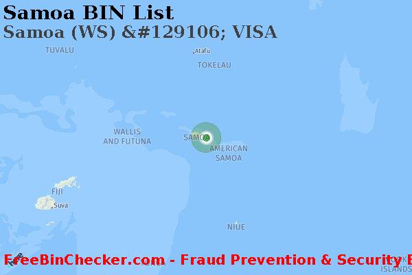 Samoa Samoa+%28WS%29+%26%23129106%3B+VISA BIN List