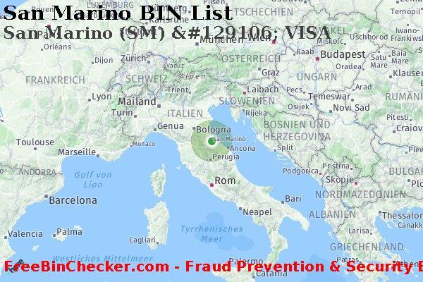 San Marino San+Marino+%28SM%29+%26%23129106%3B+VISA BIN-Liste