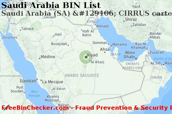 Saudi Arabia Saudi+Arabia+%28SA%29+%26%23129106%3B+CIRRUS+carte BIN Liste 