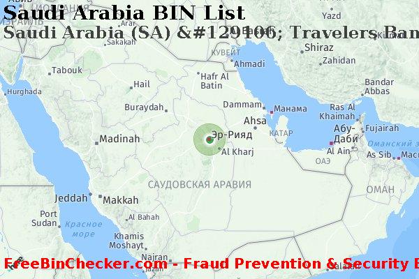 Saudi Arabia Saudi+Arabia+%28SA%29+%26%23129106%3B+Travelers+Bank+And+Trust%2C+F.s.b. Список БИН