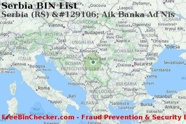 Serbia Serbia+%28RS%29+%26%23129106%3B+Aik+Banka+Ad+Nis Lista BIN