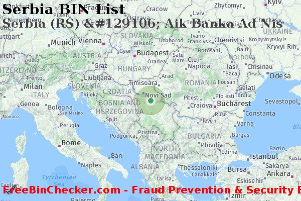 Serbia Serbia+%28RS%29+%26%23129106%3B+Aik+Banka+Ad+Nis BIN Lijst