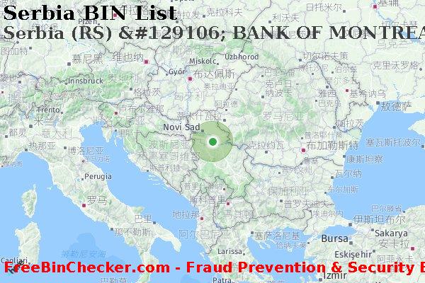 Serbia Serbia+%28RS%29+%26%23129106%3B+BANK+OF+MONTREAL BIN列表