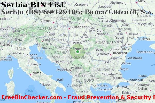 Serbia Serbia+%28RS%29+%26%23129106%3B+Banco+Citicard%2C+S.a. Lista BIN
