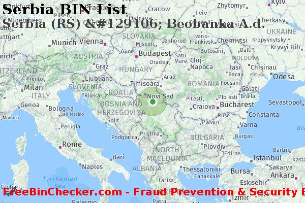 Serbia Serbia+%28RS%29+%26%23129106%3B+Beobanka+A.d. BIN List