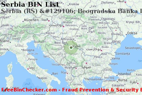Serbia Serbia+%28RS%29+%26%23129106%3B+Beogradska+Banka+D.+D. قائمة BIN