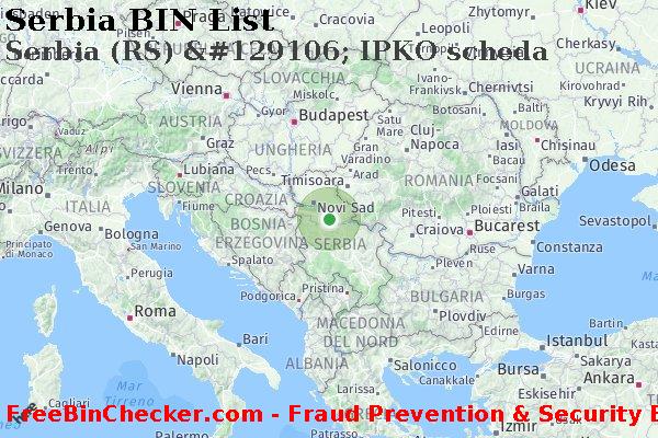 Serbia Serbia+%28RS%29+%26%23129106%3B+IPKO+scheda Lista BIN