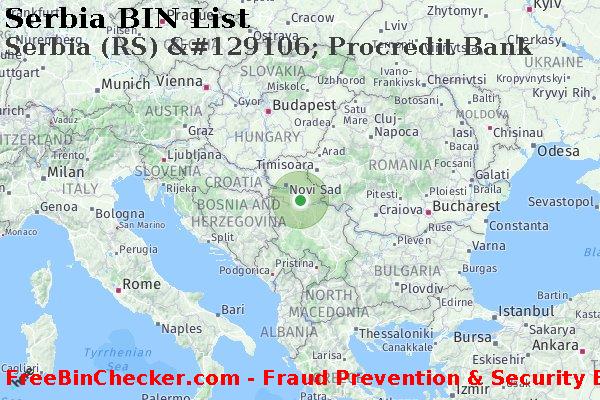 Serbia Serbia+%28RS%29+%26%23129106%3B+Procredit+Bank BIN Lijst