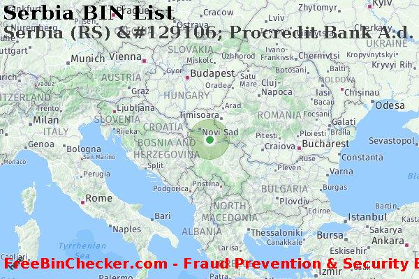 Serbia Serbia+%28RS%29+%26%23129106%3B+Procredit+Bank+A.d. BIN List