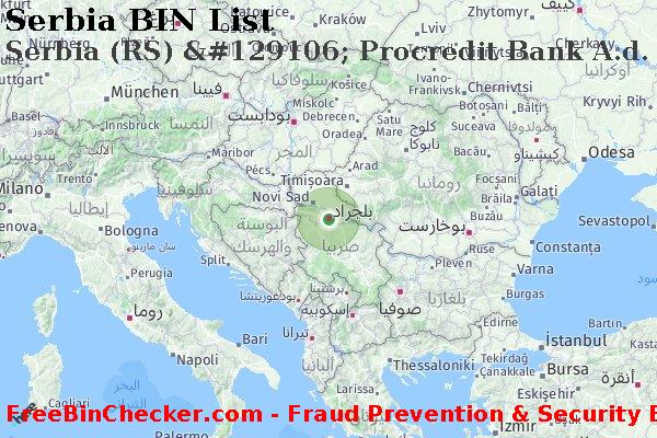 Serbia Serbia+%28RS%29+%26%23129106%3B+Procredit+Bank+A.d. قائمة BIN