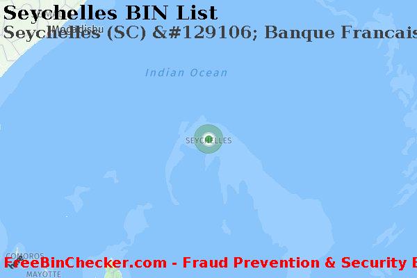 Seychelles Seychelles+%28SC%29+%26%23129106%3B+Banque+Francaise+Commerciale+-+Ocean+Indien BIN List
