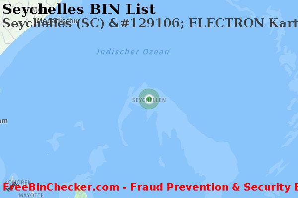 Seychelles Seychelles+%28SC%29+%26%23129106%3B+ELECTRON+Karte BIN-Liste
