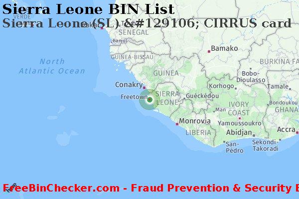 Sierra Leone Sierra+Leone+%28SL%29+%26%23129106%3B+CIRRUS+card BIN List