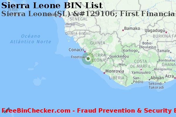 Sierra Leone Sierra+Leone+%28SL%29+%26%23129106%3B+First+Financial+Bank%2C+N.a. Lista de BIN