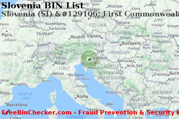 Slovenia Slovenia+%28SI%29+%26%23129106%3B+First+Commonwealth+Bank BINリスト
