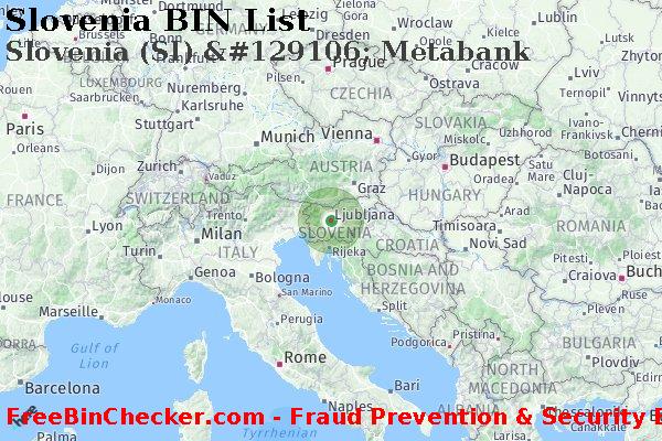 Slovenia Slovenia+%28SI%29+%26%23129106%3B+Metabank BINリスト