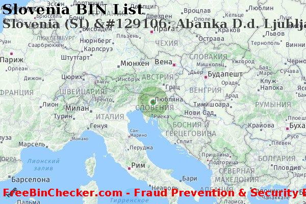Slovenia Slovenia+%28SI%29+%26%23129106%3B+Abanka+D.d.+Ljubljana Список БИН