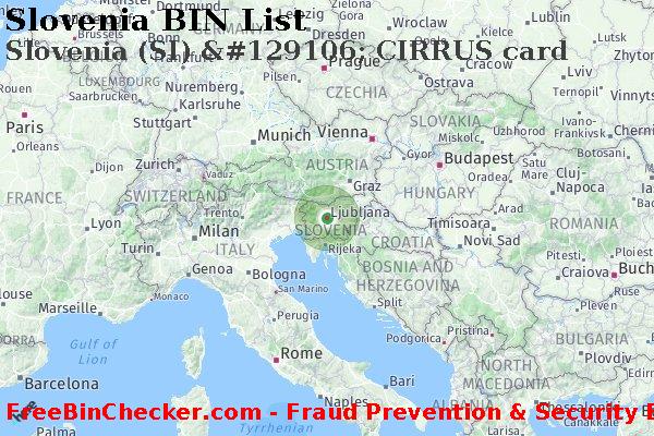 Slovenia Slovenia+%28SI%29+%26%23129106%3B+CIRRUS+card BIN List