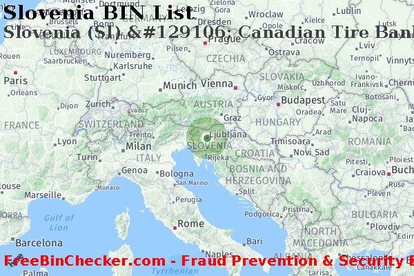 Slovenia Slovenia+%28SI%29+%26%23129106%3B+Canadian+Tire+Bank BIN Lijst