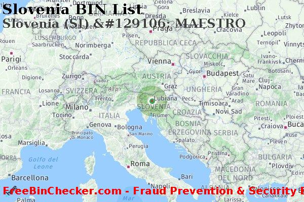 Slovenia Slovenia+%28SI%29+%26%23129106%3B+MAESTRO Lista BIN
