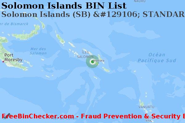 Solomon Islands Solomon+Islands+%28SB%29+%26%23129106%3B+STANDARD+carte BIN Liste 