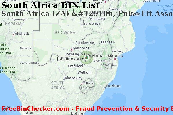 South Africa South+Africa+%28ZA%29+%26%23129106%3B+Pulse+Eft+Association BIN List