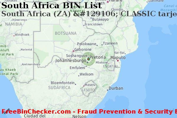 South Africa South+Africa+%28ZA%29+%26%23129106%3B+CLASSIC+tarjeta Lista de BIN