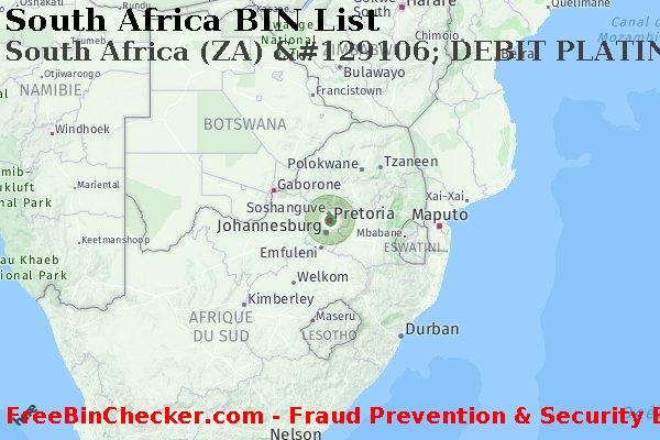 South Africa South+Africa+%28ZA%29+%26%23129106%3B+DEBIT+PLATINUM+carte BIN Liste 