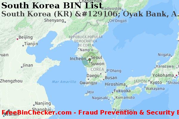South Korea South+Korea+%28KR%29+%26%23129106%3B+Oyak+Bank%2C+A.s. Lista de BIN