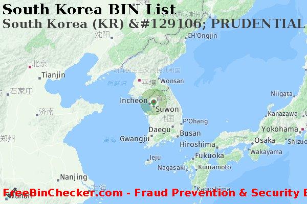 South Korea South+Korea+%28KR%29+%26%23129106%3B+PRUDENTIAL+BANK+AND+TRUST BIN列表
