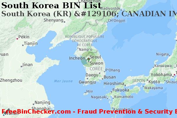 South Korea South+Korea+%28KR%29+%26%23129106%3B+CANADIAN+IMPERIAL+BANK+OF+COMMERCE BIN Liste 