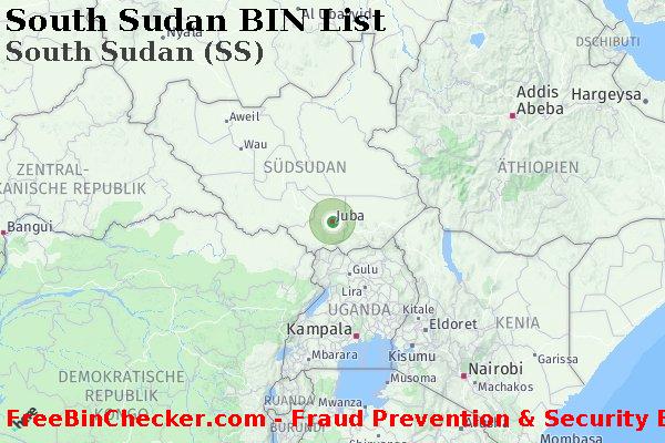South Sudan South+Sudan+%28SS%29 BIN-Liste