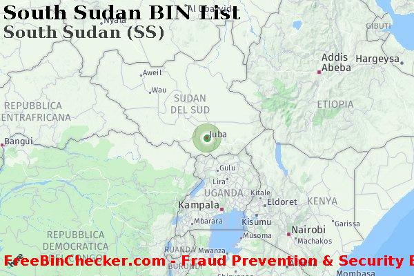 South Sudan South+Sudan+%28SS%29 Lista BIN