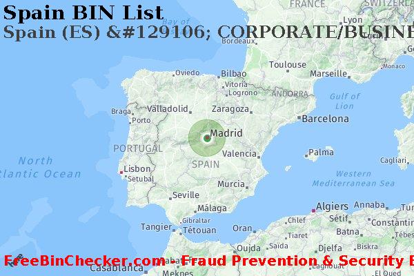 Spain Spain+%28ES%29+%26%23129106%3B+CORPORATE%2FBUSINESS+PREPAID+kortti BIN List