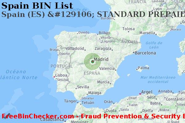 Spain Spain+%28ES%29+%26%23129106%3B+STANDARD+PREPAID+tarjeta Lista de BIN