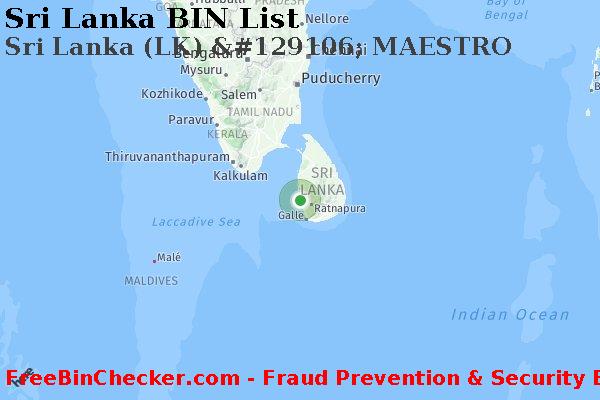 Sri Lanka Sri+Lanka+%28LK%29+%26%23129106%3B+MAESTRO BIN Danh sách