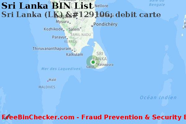 Sri Lanka Sri+Lanka+%28LK%29+%26%23129106%3B+debit+carte BIN Liste 