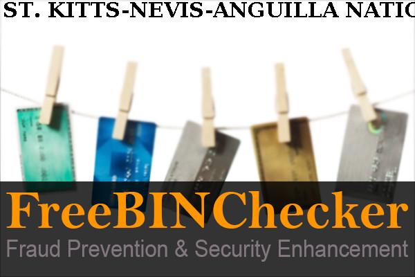 St. Kitts-nevis-anguilla National Bank BIN列表