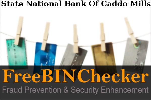 State National Bank Of Caddo Mills Lista BIN
