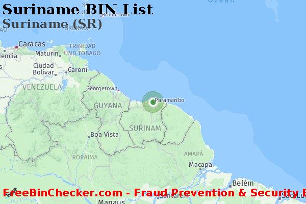 Suriname Suriname+%28SR%29 BIN-Liste