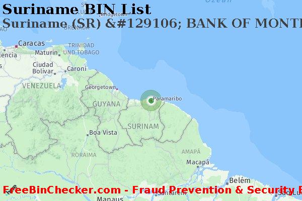 Suriname Suriname+%28SR%29+%26%23129106%3B+BANK+OF+MONTREAL BIN-Liste