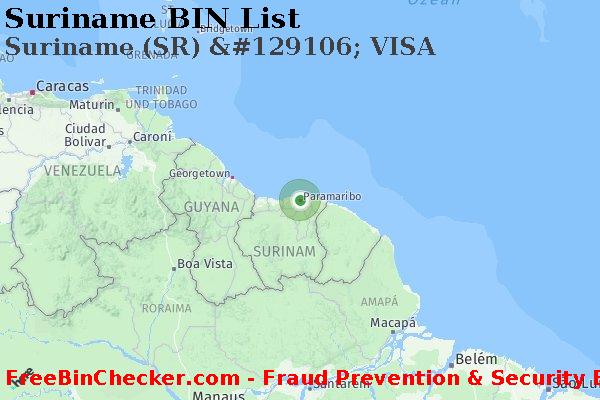 Suriname Suriname+%28SR%29+%26%23129106%3B+VISA BIN-Liste