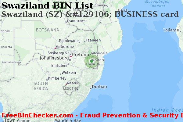 Swaziland Swaziland+%28SZ%29+%26%23129106%3B+BUSINESS+card BIN List