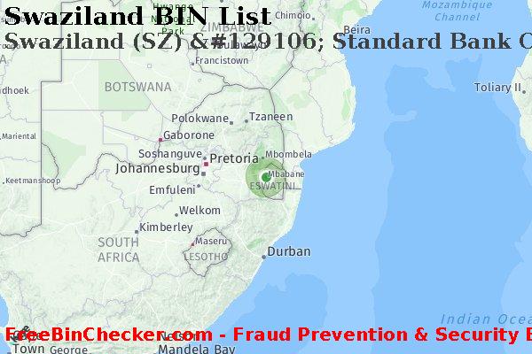 Swaziland Swaziland+%28SZ%29+%26%23129106%3B+Standard+Bank+Of+South+Africa%2C+Ltd. BIN List
