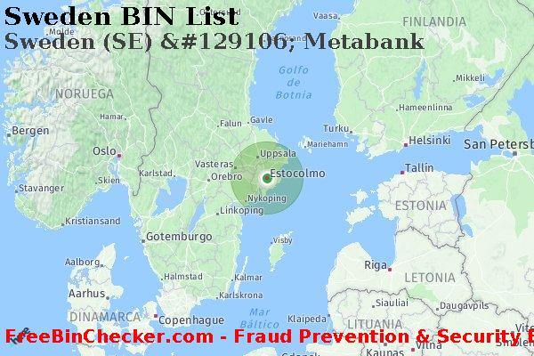 Sweden Sweden+%28SE%29+%26%23129106%3B+Metabank Lista de BIN